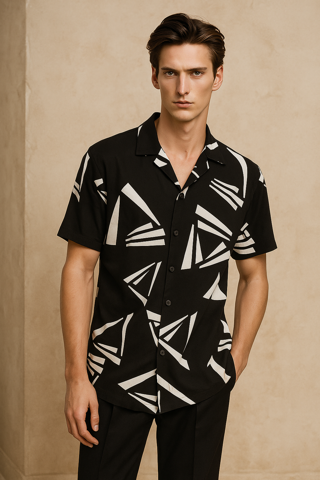 Men Printed Casual Multicolor Shirt