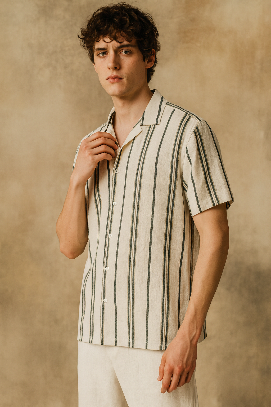 Men Relaxed Fit Fit Self Design Casual Shirt