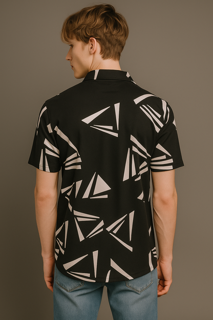 Men Printed Casual Multicolor Shirt