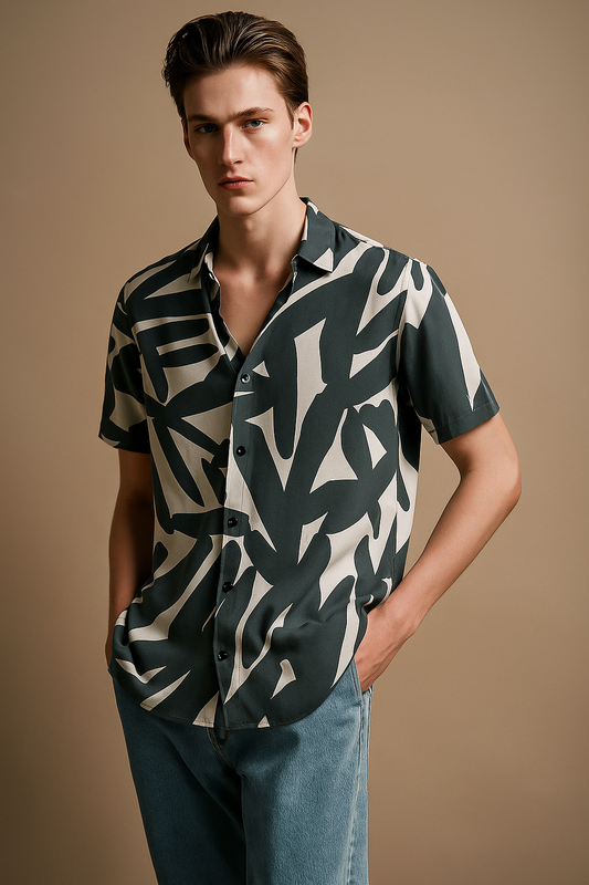 Men Printed Casual Multicolor Shirt