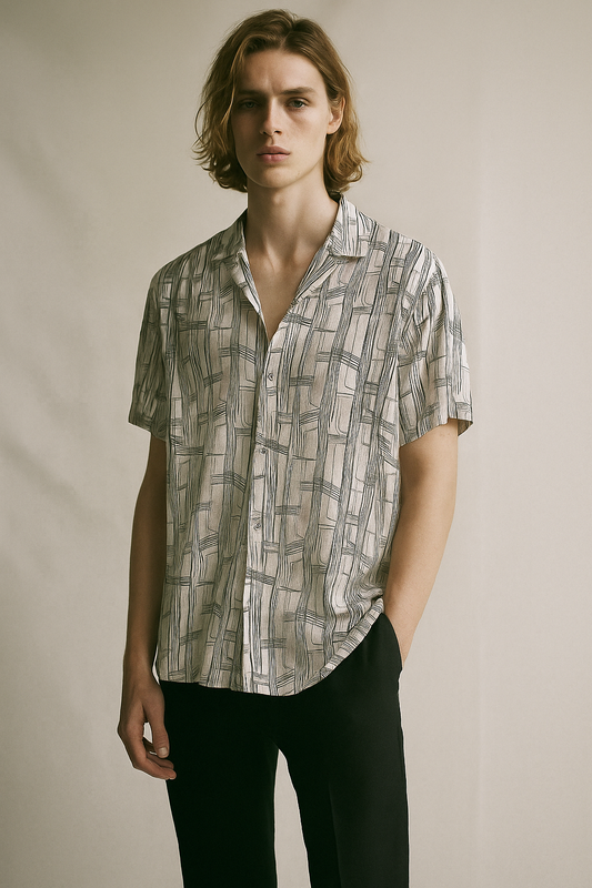 Men Printed Casual Multicolor Shirt