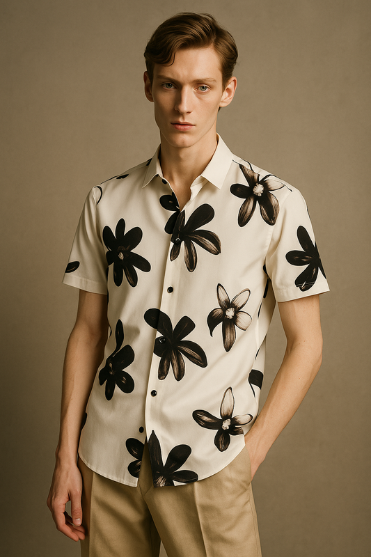 Men Printed Casual Multicolor Shirt