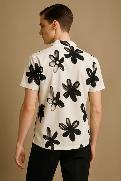 Men Printed Casual Multicolor Shirt