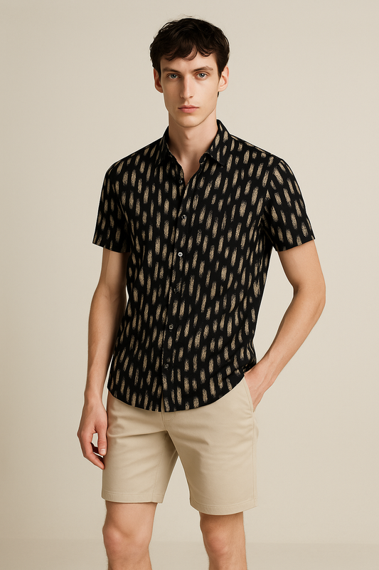 Men Printed Casual Multicolor Shirt