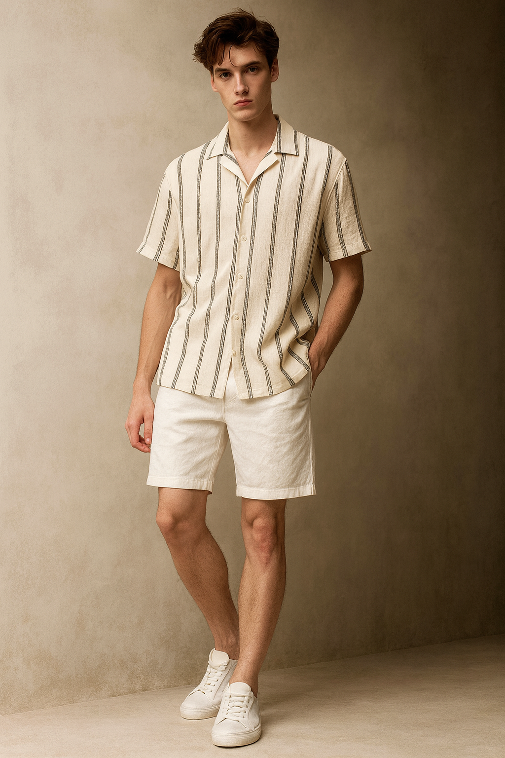 Men Relaxed Fit Fit Self Design Casual Shirt